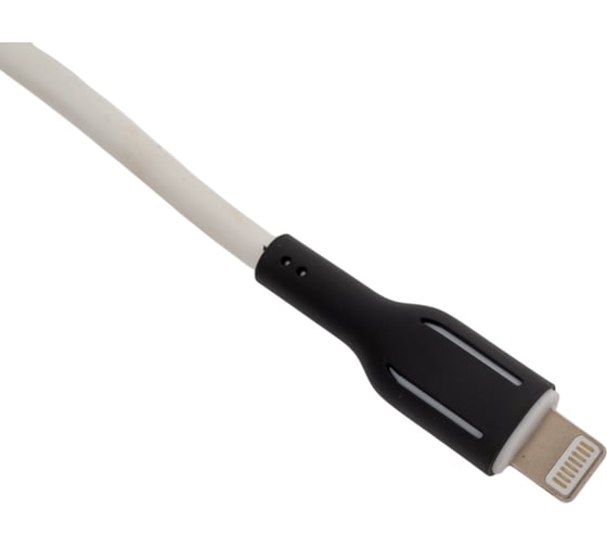 USB кабель Borofone bx63 charming lightning 8-pin, 1м, 2.4a, силикон (белый) 0L-00053158