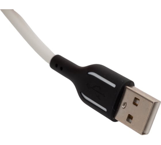 USB кабель Borofone bx63 charming lightning 8-pin, 1м, 2.4a, силикон (белый) 0L-00053158
