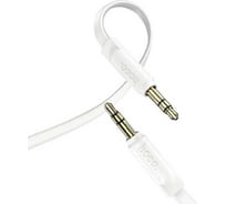 Аудиокабель Hoco upa16 3.5мм, 1м, tpu (белый) 0L-00050614