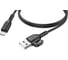 USB кабель Borofone bx91 symbol microusb, 2,4а, 1м, abs (черный) 0L-00057824 1