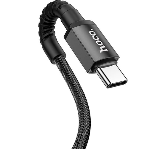 Кабель Usb-c Hoco x71 especial type-c, 3а, pd60w, 1м, нейлон (черный) 0L-00057038