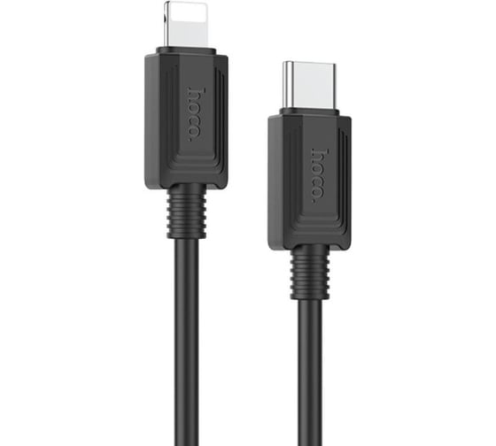 Кабель Usb-c Hoco x73 lightning 8-pin, 3а, pd27w, 1м, pvc (черный) 0L-00055133