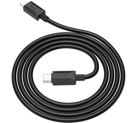 Кабель Usb-c Hoco x73 lightning 8-pin, 3а, pd27w, 1м, pvc (черный) 0L-00055133
