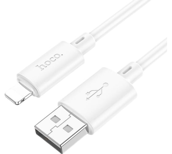 Кабель Usb Hoco x88 gratified lightning 8-pin, 2.4а, 1м, tpu (белый) 0L-00056441