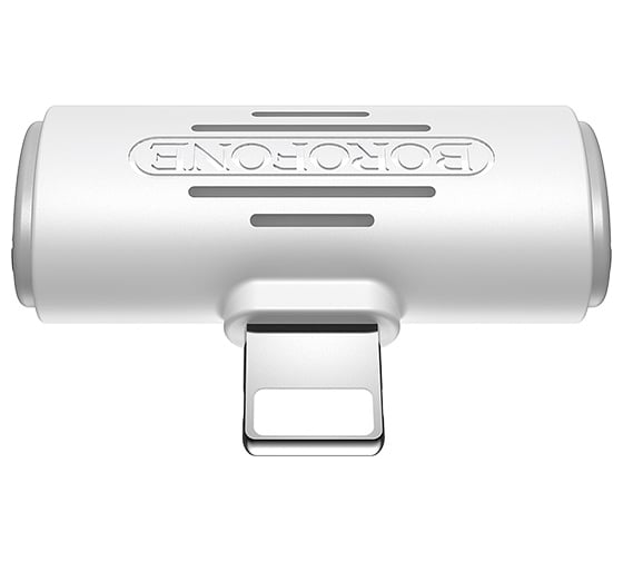 Аудио-разветвитель Borofone bv6 lightning 8-pin - 2xlightning 8-pin (белый) 0L-00043635