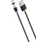 Дата-кабель More Choice Smart USB 3.0A для Type-C Magnetic нейлон 1м K61Sa Black 1