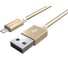 Дата-кабель More Choice USB 2.1A для Lightning 8-pin металл 1м K31i Gold 2