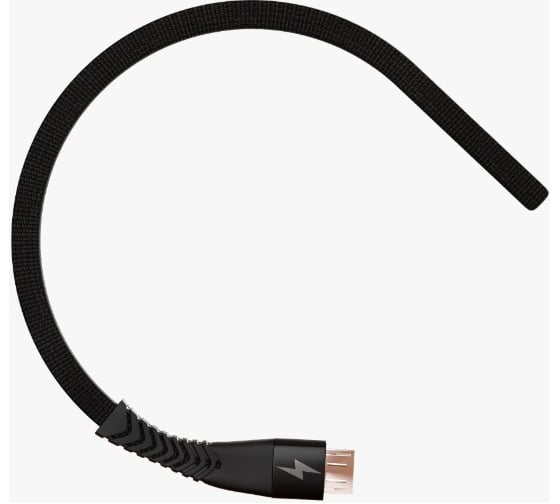 Дата-кабель More Choice Smart USB 3.0A для micro USB нейлон 1м K41Sm Black