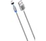 Дата-кабель More Choice Smart USB 3.0A для micro USB Magnetic нейлон 1м K61Sm Dark Grey 1