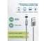 Дата-кабель More Choice Smart USB 3.0A для micro USB Magnetic нейлон 1м K61Sm Dark Grey 4