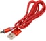 Дата-кабель More Choice Smart USB 2.4A для Lightning 8-pin Magnetic нейлон 1м K61Si Red 1