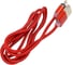 Дата-кабель More Choice Smart USB 2.4A для Lightning 8-pin Magnetic нейлон 1м K61Si Red 2
