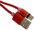 Дата-кабель More Choice Smart USB 2.4A для Lightning 8-pin Magnetic нейлон 1м K61Si Red 3