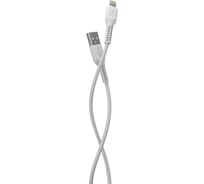 Дата-кабель More Choice USB 2.0A для Lightning 8-pin TPE 1м K16i White