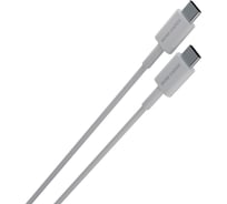 Дата-кабель More Choice Smart USB 3.0A PD 60W быстрая зарядка для Type-C Type-C TPE 2м K71Sa White