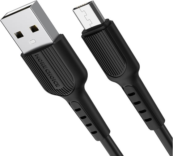 Дата-кабель More Choice USB 2.0A для micro USB TPE 1м K26m Black 1
