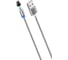 Дата-кабель More Choice Smart USB 2.4A для Lightning 8-pin Magnetic нейлон 1м K61Si Dark Grey 1