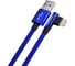 Дата-кабель More Choice USB 2.1A для Lightning 8-pin нейлон 1м K27i Blue 2