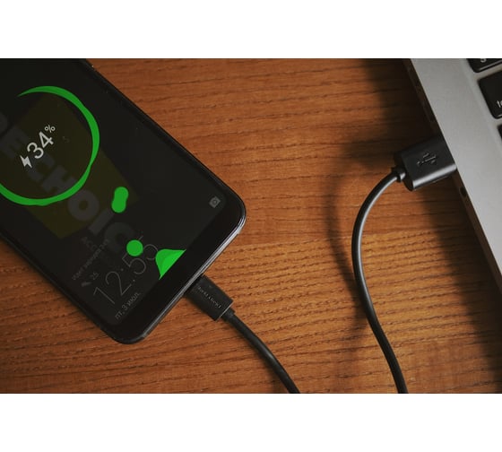 Дата-кабель More Choice USB 2.1A для Lightning 8-pin TPE 1м K13i Black