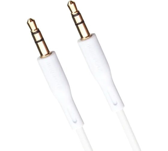 Аудиокабель Borofone bl1 audiolink 3.5 мм, 1м, белый 0L-00043177