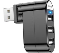 Адаптер Borofone dh3 usb-a на 3xusb, черный 0L-00053516