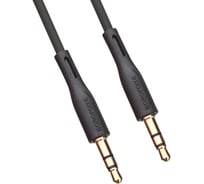 Аудиокабель Borofone bl1 audiolink 3.5 мм, 1м, черный 0L-00043176