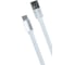 Кабель USB type C (male) - USB 2.0 (male) Pro Legend 1.2м. белый, плоский, 2А PL1434 1