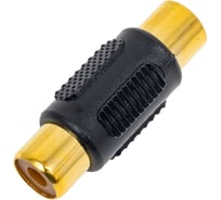 Переходник RCA гнездо - RCA гнездо Pro Legend 32мм пластик "позолоченный", 0 PL2359