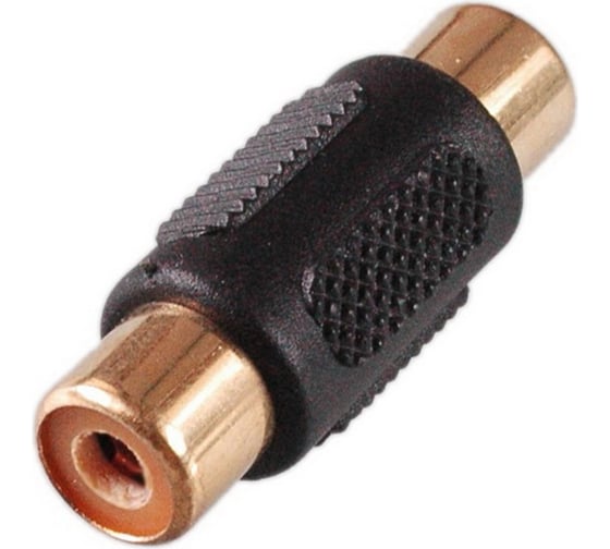 Переходник RCA гнездо - RCA гнездо Pro Legend 32мм пластик "позолоченный", 0 PL2359