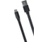 Плоски кабель USB type C (male) - USB 2.0 (male) Pro Legend 1.2м. черный, 2А PL1433 1