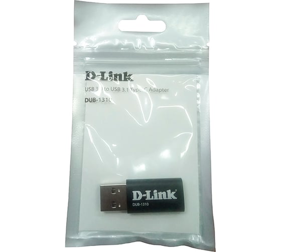 Адаптер d-link usb 3.0, usb type-c DUB-1310/B1A