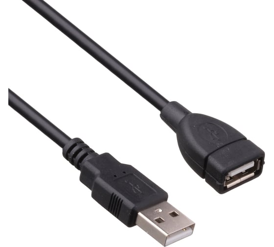 Удлинитель ExeGate USB 2.0 EX-CC-USB2-AMAF-1.8 Am Af, 1,8м 138943 1