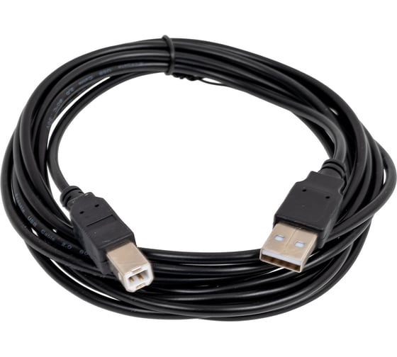 Кабель ExeGate USB 2.0 EX-CC-USB2-AMBM-3.0 Am Bm, 3м 138940