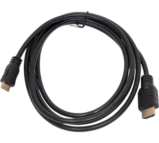 Кабель ExeGate HDMI-miniHDMI EX-CC-HDMIC-1.8 19M 19M, 1,8м, ver1.4, позолоченные контакты 257911
