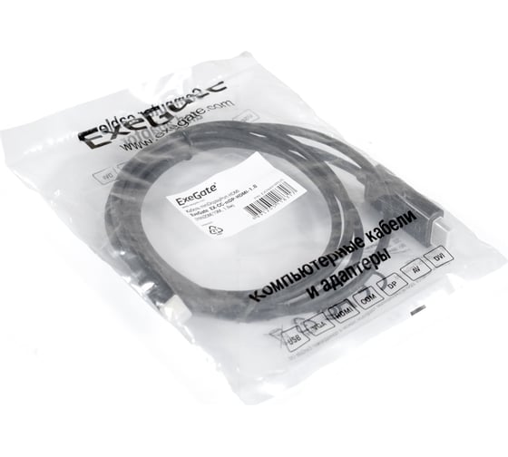Кабель ExeGate miniDisplayPort-HDMI EX-CC-mDP-HDMI-1.8 mini20M 19M, 1,8м 284918