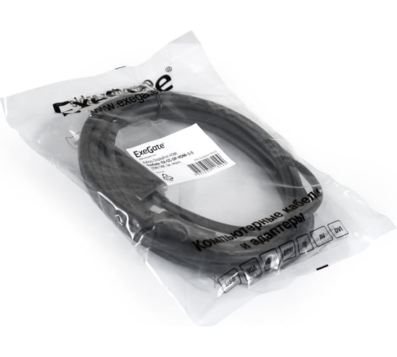 Кабель ExeGate DisplayPort-HDMI EX-CC-DP-HDMI-3.0 20M 19M, 3м, экран 284917