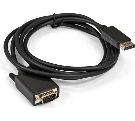 Кабель ExeGate DisplayPort-VGA EX-CC-DPM-VGAM-1.8 20M 15M, 1,8м, позолоченные контакты, экран 284914 25214949