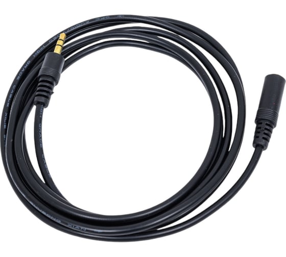 Удлинитель ExeGate звуковой EX-CCA-423-2.0 3.5mm Jack M 3.5mm Jack F, 2м, позолоченные контакты 205308