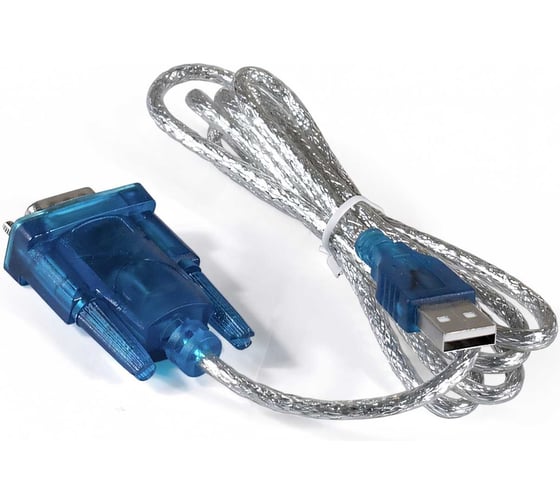 Кабель ExeGate-адаптер USB 2.0-RS232 EX-UAS-1.2 Am DB9M, 1,2м, крепеж разъема - винты 284951