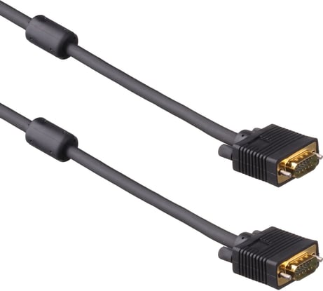 Кабель ExeGate VGA Pro EX-CC-PVGA-15M15M-15.0 15M 15M, 15м, 2 фильтра, позолоченные контакты, экран 169517