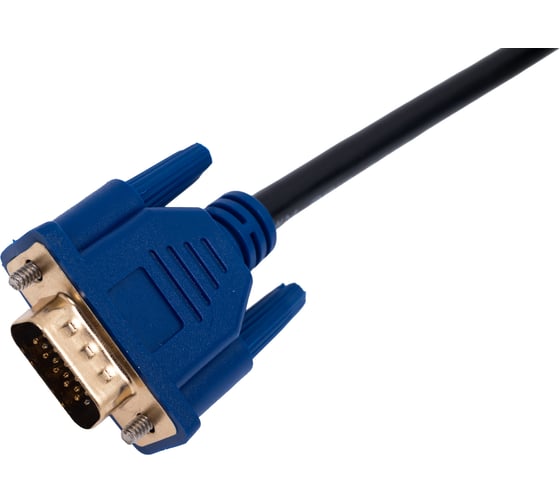 Кабель ExeGate VGA Pro EX-CC-PVGA-15M15M-10.0 15M 15M, 10м, 2 фильтра, позолоченные контакты, экран 169516