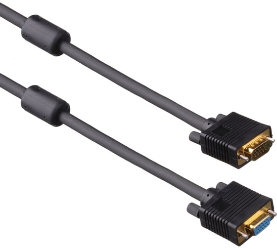 Удлинитель ExeGate монитор-SVGA card EX-CC-VGA-15M15F-1.8 15M 15F, 1,8м, 2 фильтра, позолоченные контакты, экран 138951
