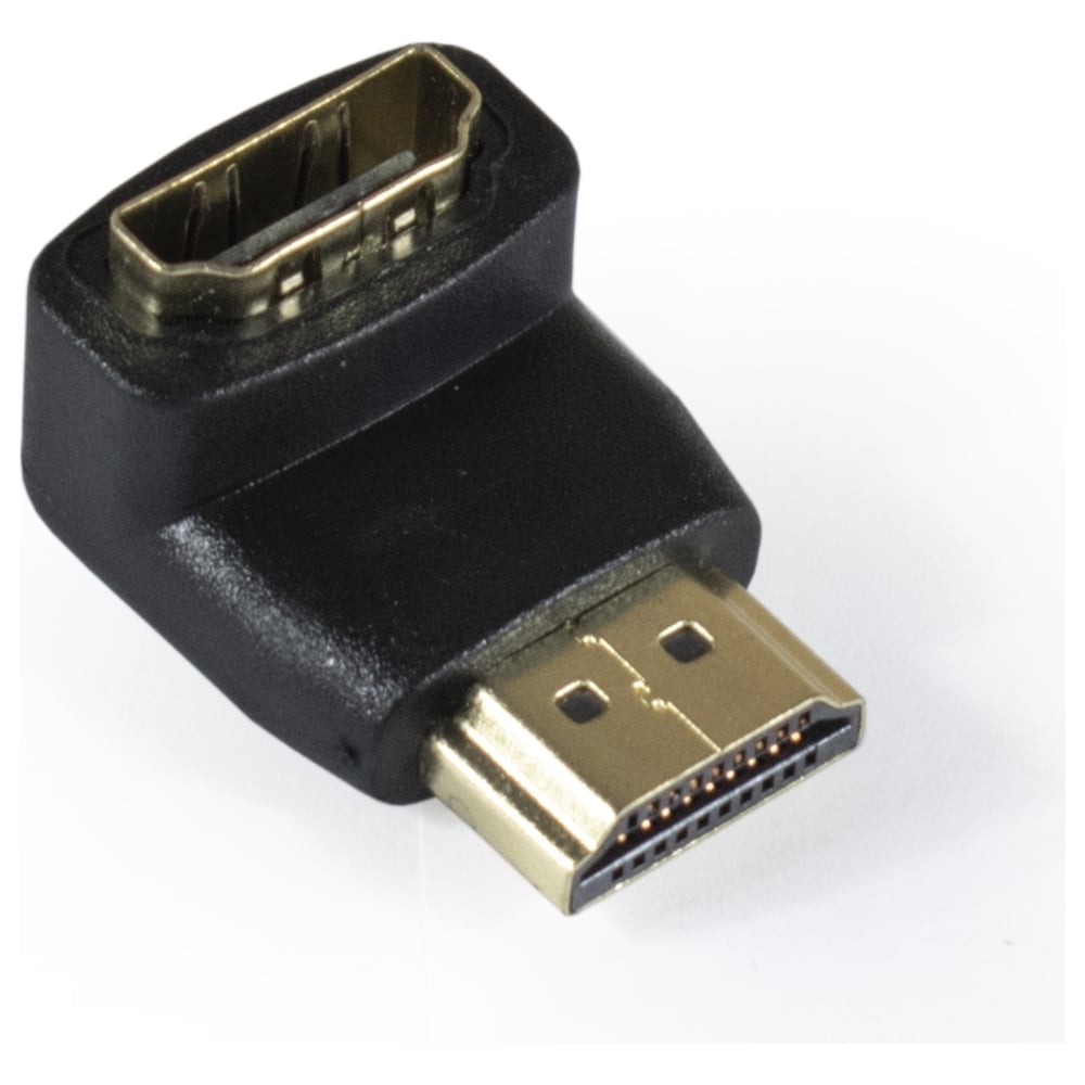 Переходник ExeGate HDMI-HDMI EX-HDMI90-FML 19M 19F, угловой ...