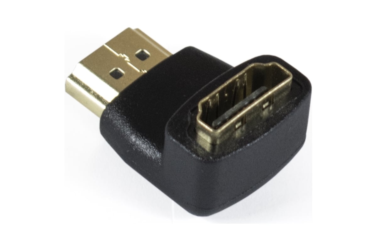 Переходник ExeGate HDMI-HDMI EX-HDMI90-FML 19M 19F, угловой ...