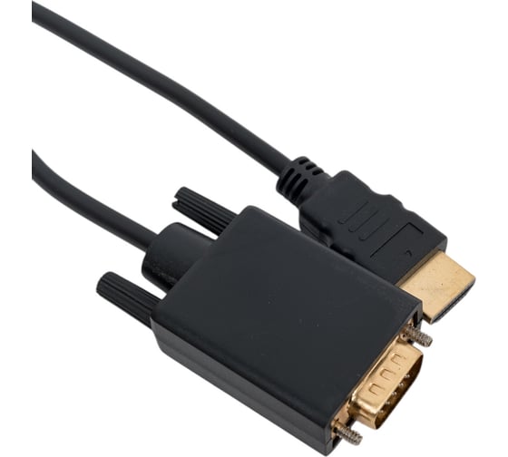 Кабель ExeGate-переходник HDMI-VGA EX-CC-HDMIM-VGAM-1.8 19M 15M, 1,8м 284928