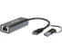 Сетевой адаптер d-link 2.5 gigabit ethernet / usb type-c с переходником usb type-c / usb type-a DUB-2315/A1A 1