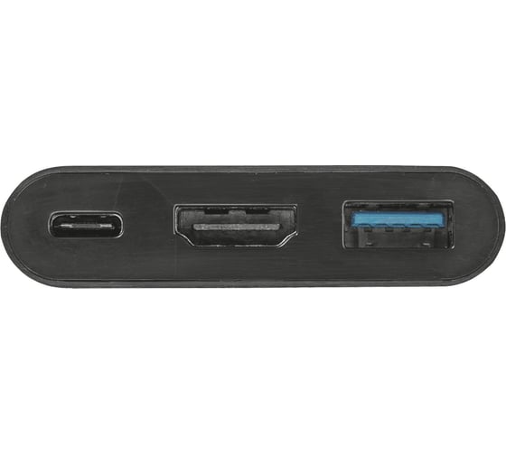 Адаптер Trust USB-C мультипорт 3в1 HDMI-USB3.1-USB-C 21260