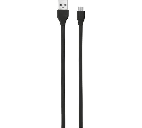 Кабель Trust MICRO-USB 1м плоский чёрный 20135