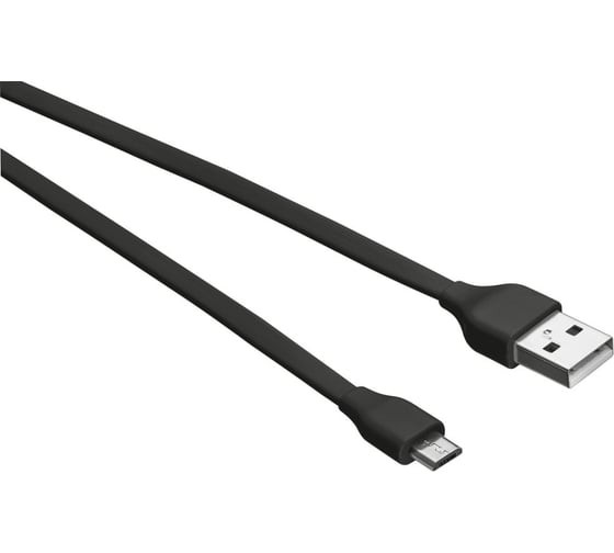 Кабель Trust MICRO-USB 1м плоский чёрный 20135