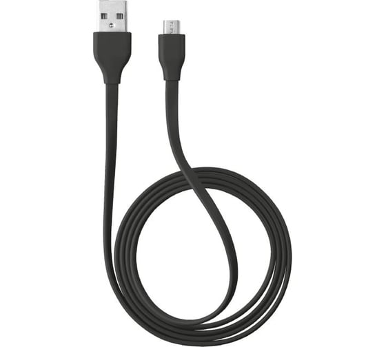 Кабель Trust MICRO-USB 1м плоский чёрный 20135
